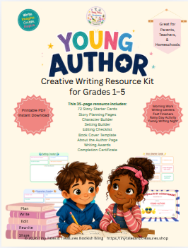 Young Author Creative Writing Resource Kit cover