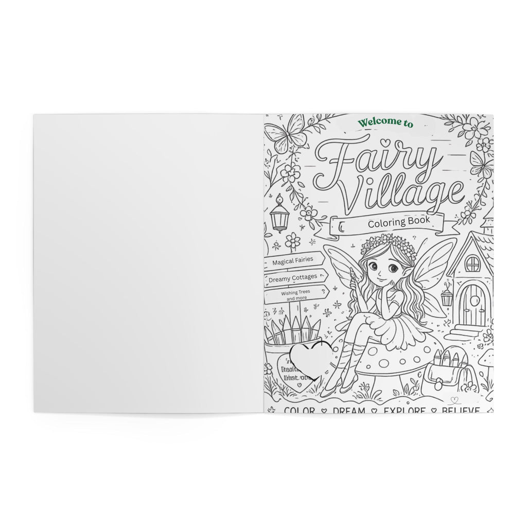 Welcome to Fairy Village Coloring Book