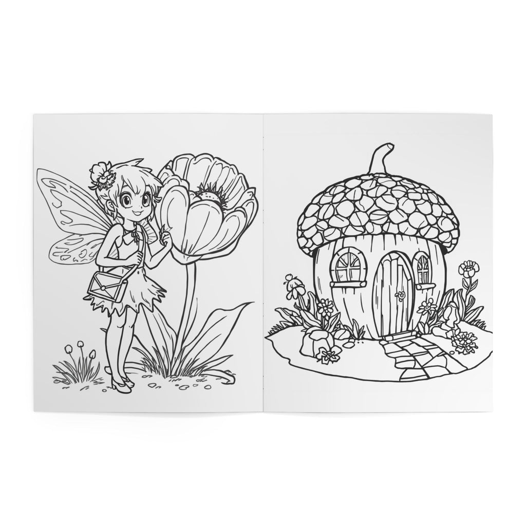 Welcome to Fairy Village Coloring Book