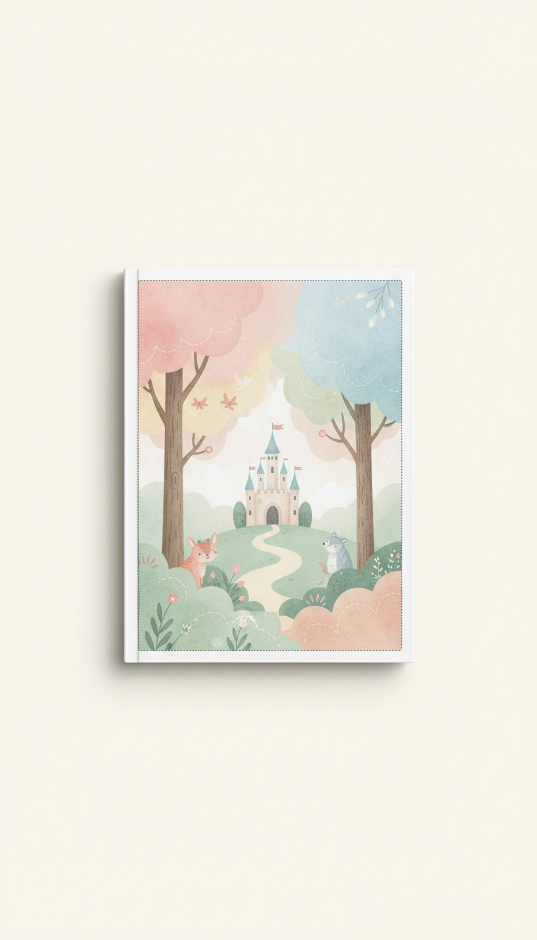 Digital Storybook with Hand-Painted Covers
