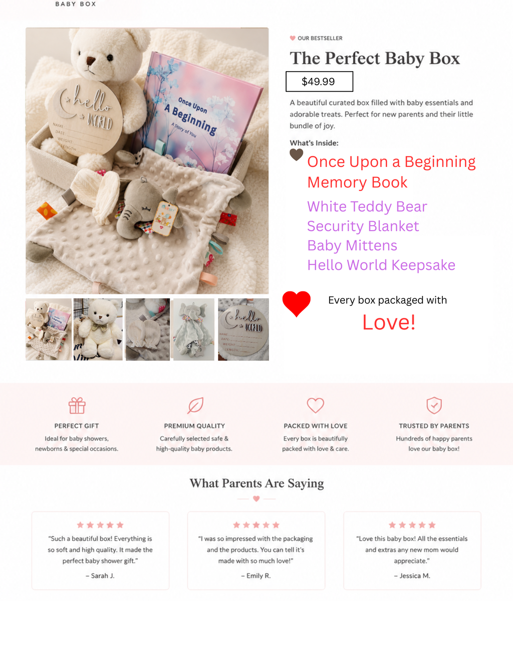 The Perfect Baby Package
