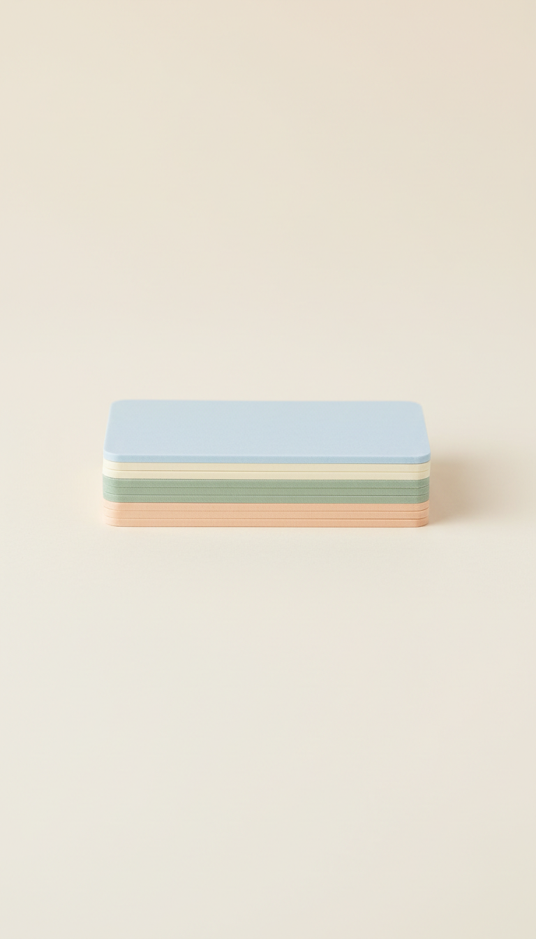Sight Word Flashcards in Soft Pastels