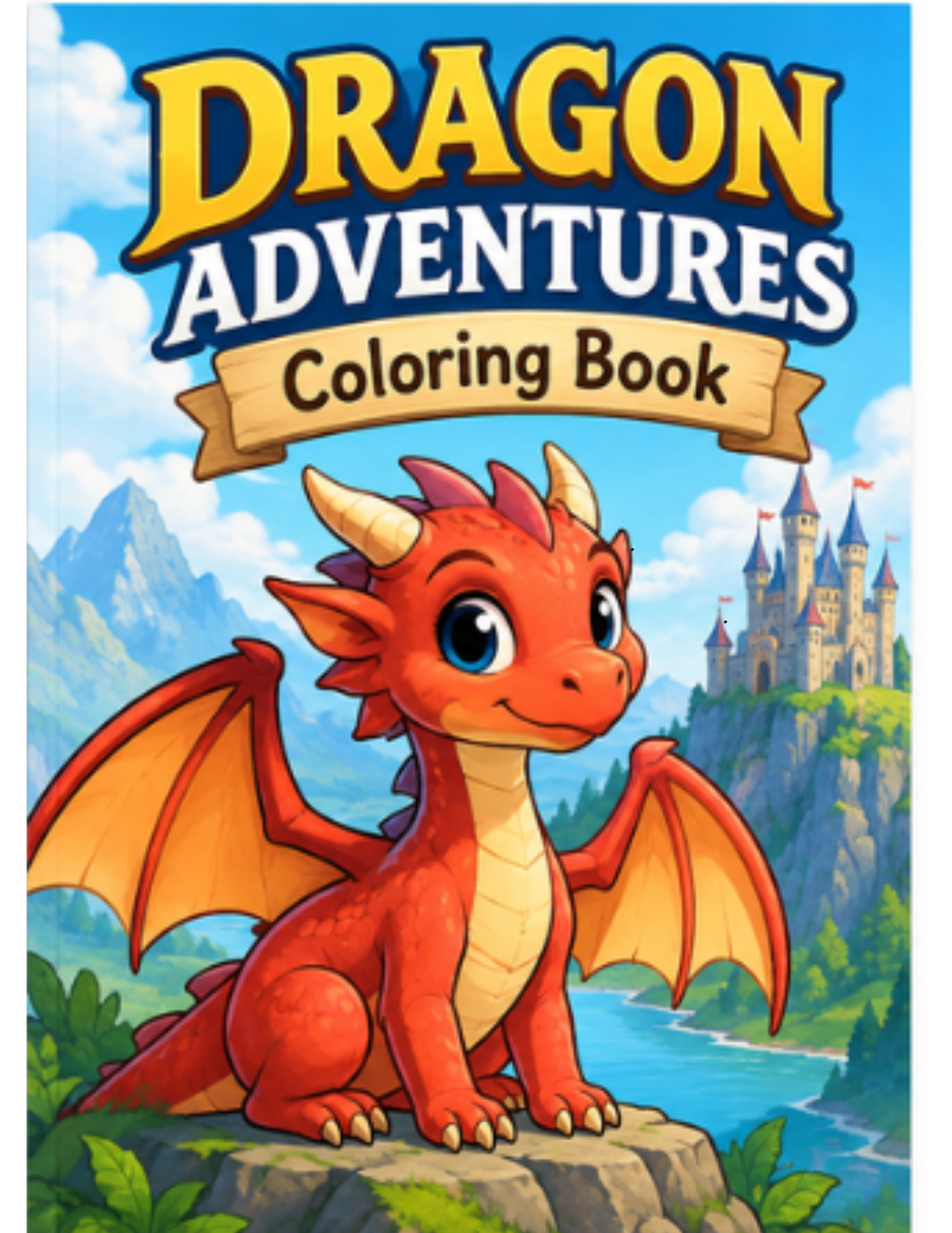 Dragon Adventures Coloring Book