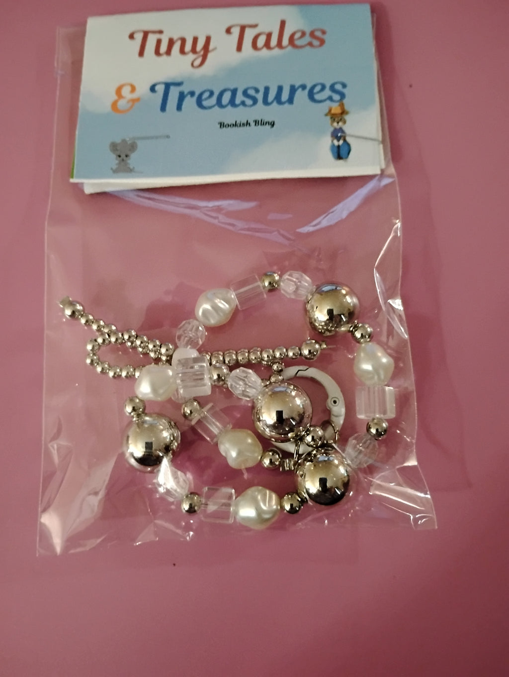 Sparkly Bow Bracelet Phone Chain & Keychain Charm