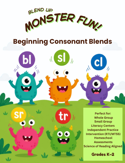 Little Monsters Big Readers - inspirational poem about learning to read