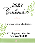 2027 Calendar pdf download
