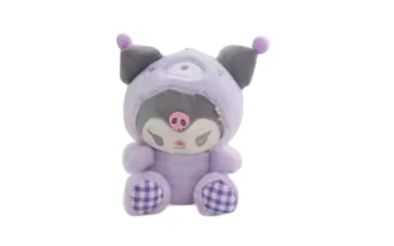 Kuromi Plush Book bag Charm