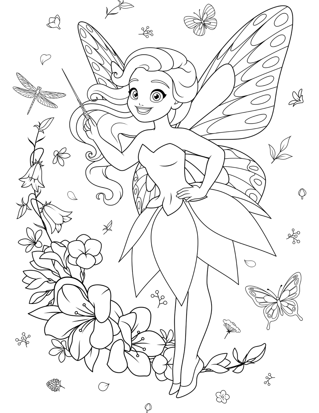 Welcome to Fairy Village Coloring Book