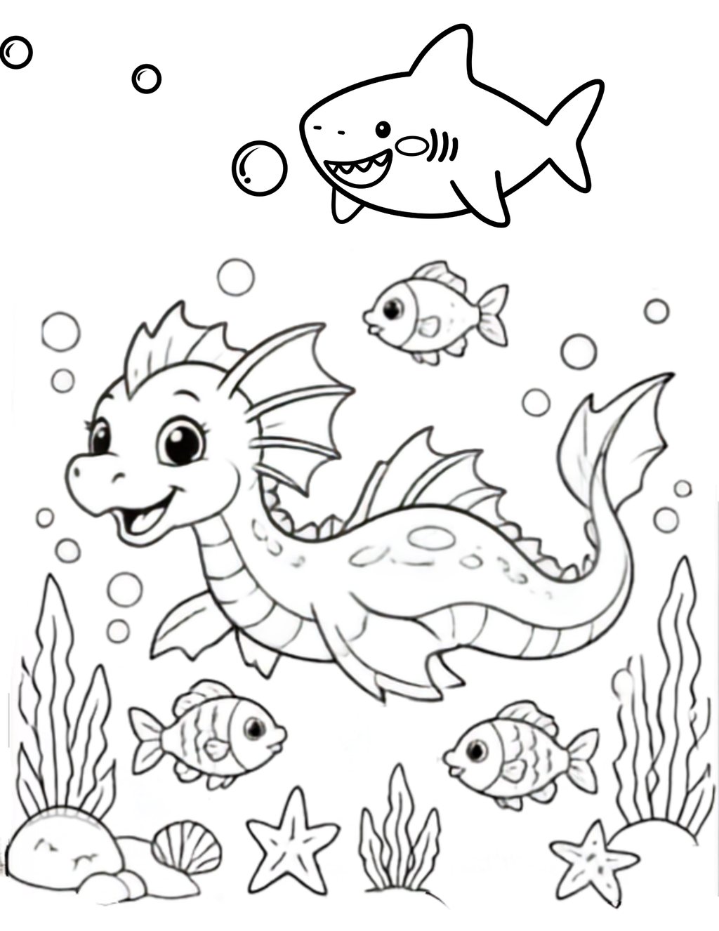 Dragon Adventures Coloring Book