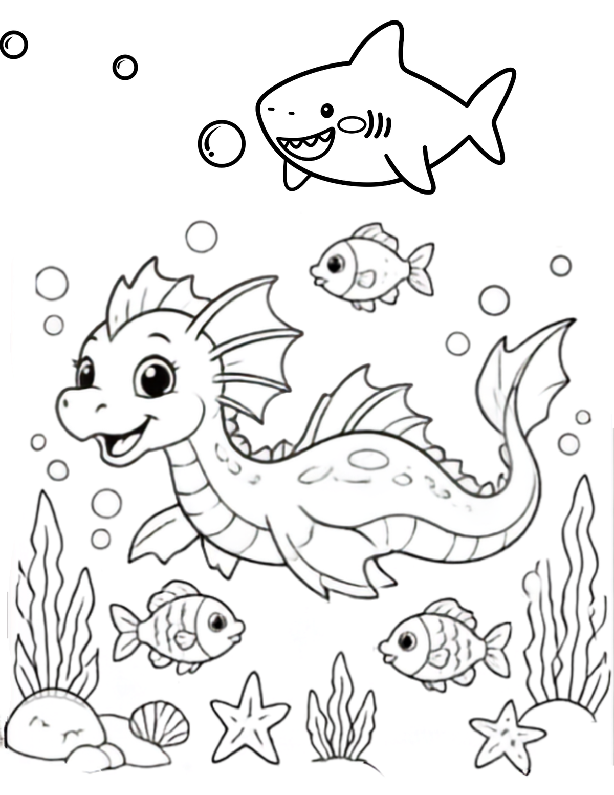 Dragon Adventures Coloring Book