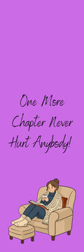 One More Chapter Bookmark — Dark Purple