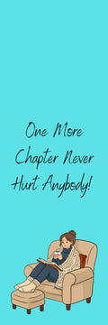 One More Chapter Bookmark — Teal