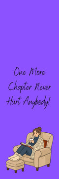 One More Chapter Bookmark — Periwinkle