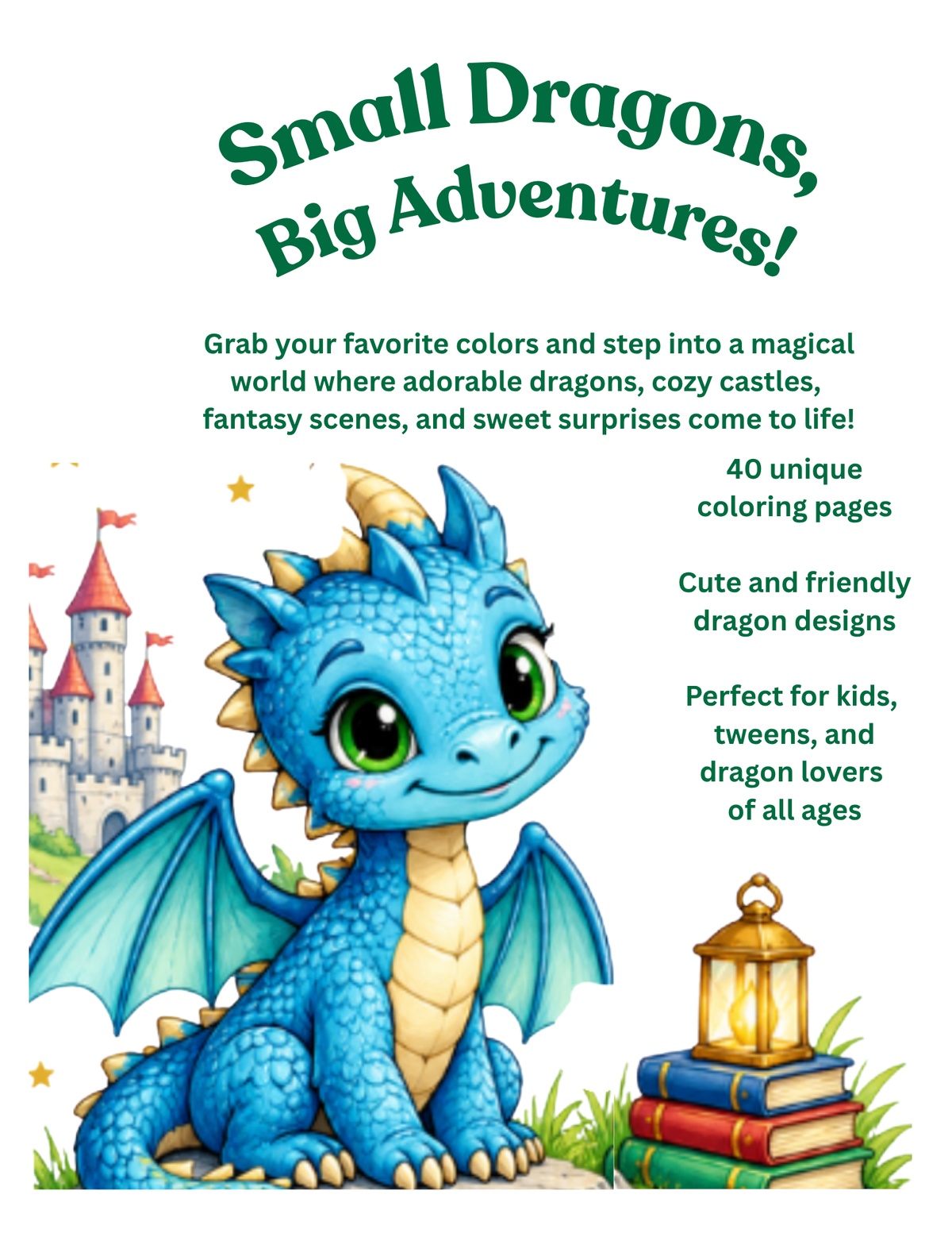 Dragon Adventures Coloring Book