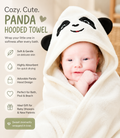 Infant Panda Hooded Towel