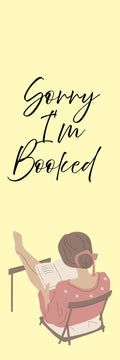 Sorry I'm Booked Bookmark — Peaches & Cream