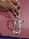 Sparkly Bow Bracelet Phone Chain & Keychain Charm