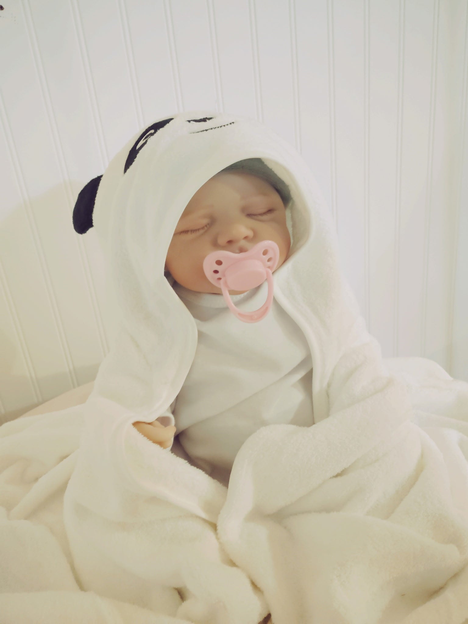 Infant Panda Hooded Towel