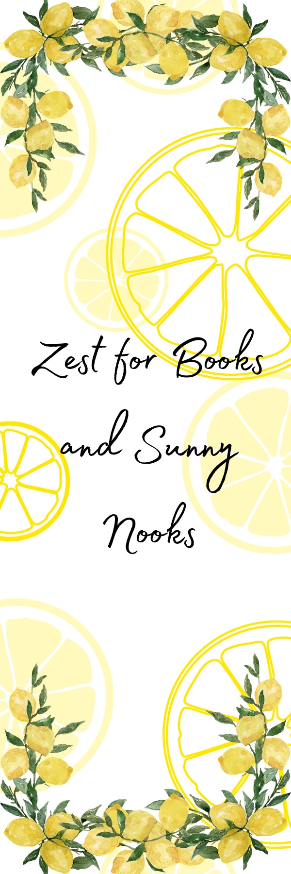 Zest for Books Bookmark
